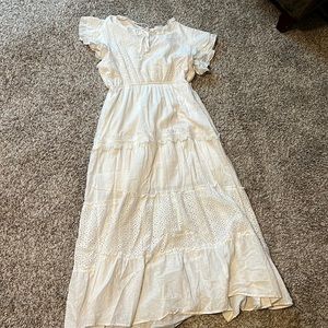 White summer dress